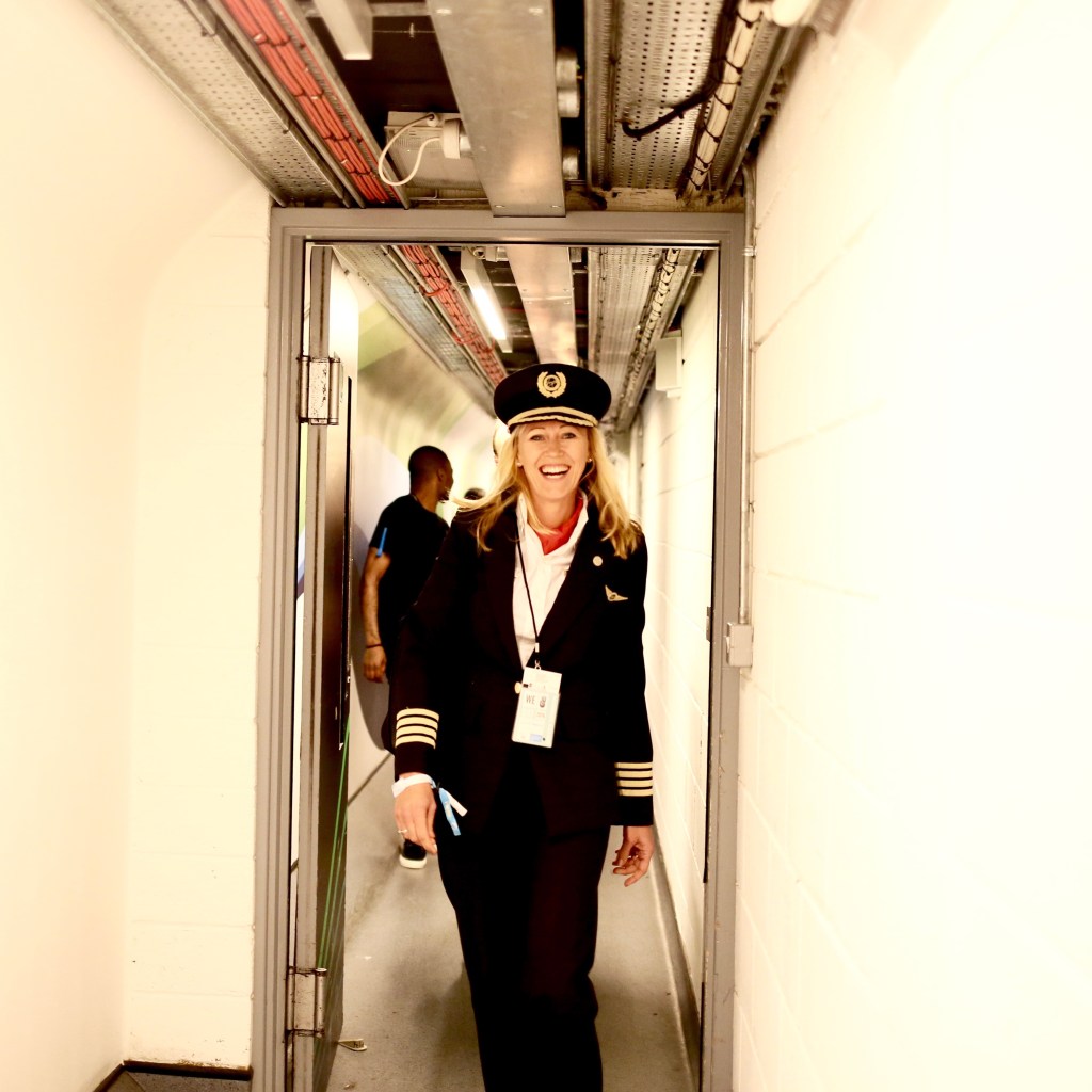 Backstage at Wembley before talking to 12,000 teenagers!